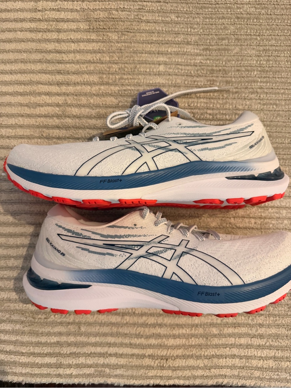 ASICS Gel Kayano 29 White Deep Ocean
